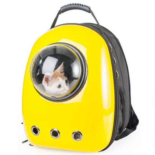 Pet Carrier Backpack Travel Space Capsule Puppy Dog Cat Bag Breathable  Astronaut