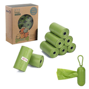 Dog Poop Bag Biodegradable Eco-Friendly Pet Waste Bags Dispenser Outdoor Carrier Pet Poop Bags Pets Dogs Trash Cleaning Supplies