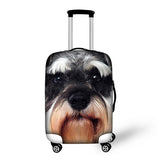 Cute Dog Luggage Cover with Zipper Closure