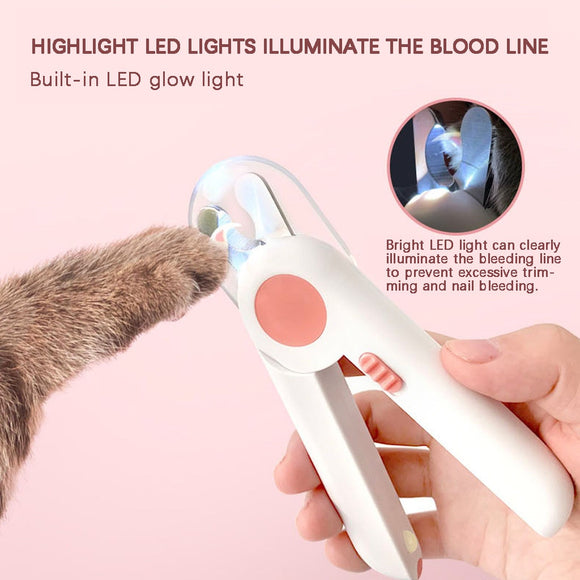 LED Lighting  dog Nail Clipper