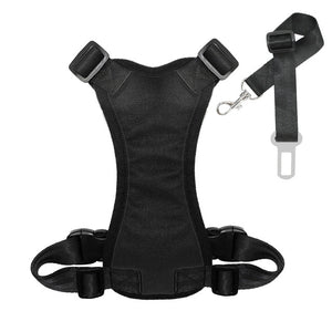 Dog Car Seat Belt Mesh and Harness