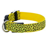 3 mode Leopard LED Dog Collar