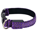 3 mode Leopard LED Dog Collar