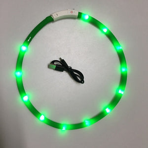 USB Rechargeable  LED Light Luminous Dog Collar